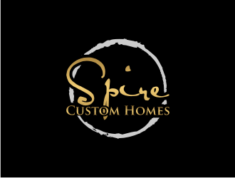 Spire Custom Homes logo design by sodimejo