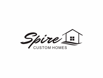 Spire Custom Homes logo design by kaylee