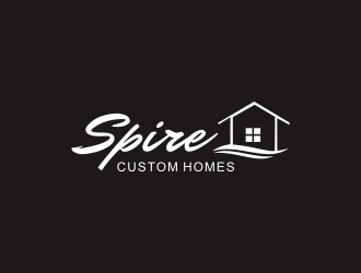 Spire Custom Homes logo design by kaylee