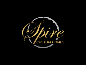 Spire Custom Homes logo design by sodimejo