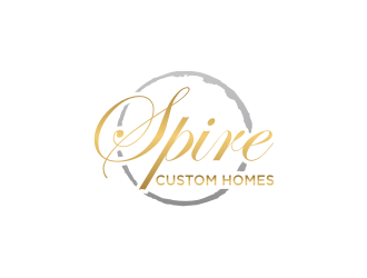 Spire Custom Homes logo design by sodimejo