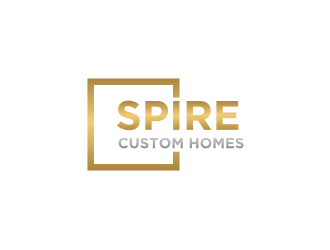 Spire Custom Homes logo design by sodimejo