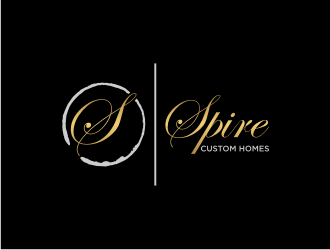 Spire Custom Homes logo design by sodimejo