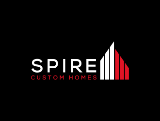 Spire Custom Homes logo design by Shabbir