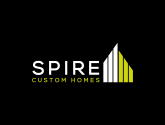 Spire Custom Homes logo design by Shabbir