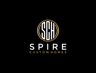 Spire Custom Homes logo design by KaySa