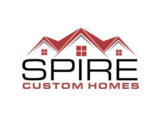 Spire Custom Homes logo design by ElonStark