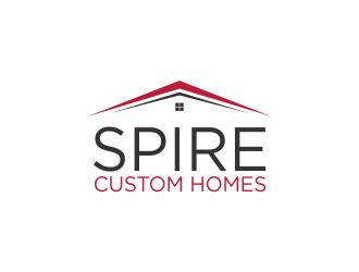 Spire Custom Homes logo design by assava