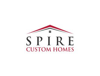 Spire Custom Homes logo design by assava