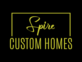 Spire Custom Homes logo design by naldart