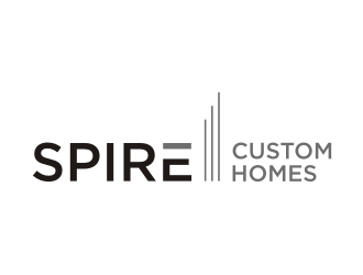 Spire Custom Homes logo design by puthreeone