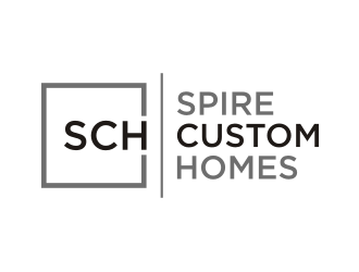 Spire Custom Homes logo design by puthreeone