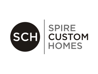 Spire Custom Homes logo design by puthreeone