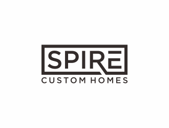 Spire Custom Homes logo design by InitialD