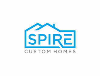 Spire Custom Homes logo design by InitialD