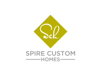 Spire Custom Homes logo design by Walv