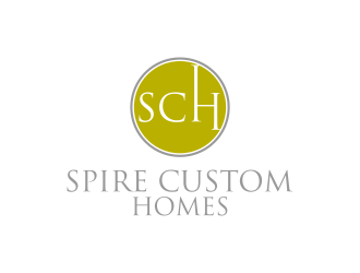 Spire Custom Homes logo design by Walv