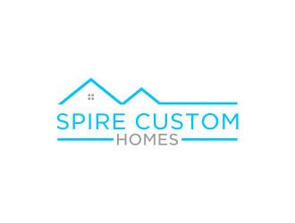 Spire Custom Homes logo design by Walv