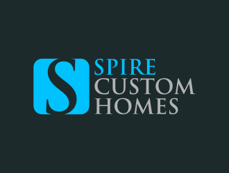 Spire Custom Homes logo design by Walv