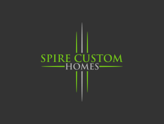 Spire Custom Homes logo design by Walv