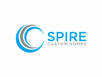 Spire Custom Homes logo design by InitialD