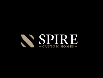 Spire Custom Homes logo design by scriotx