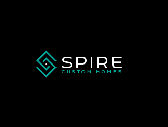 Spire Custom Homes logo design by scriotx