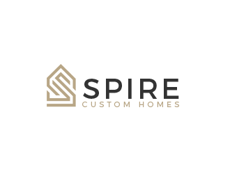 Spire Custom Homes logo design by scriotx