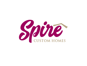 Spire Custom Homes logo design by scriotx