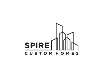 Spire Custom Homes logo design by bombers