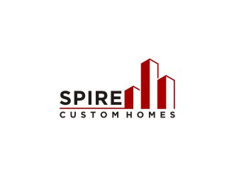 Spire Custom Homes logo design by bombers