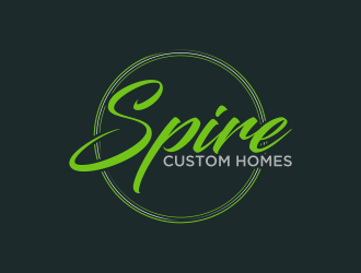 Spire Custom Homes logo design by Walv