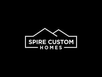 Spire Custom Homes logo design by Meyda