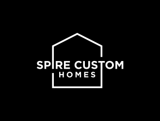 Spire Custom Homes logo design by Meyda