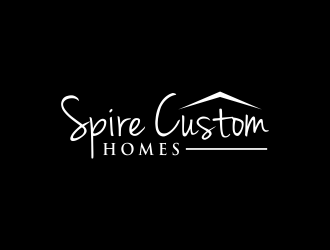 Spire Custom Homes logo design by Meyda