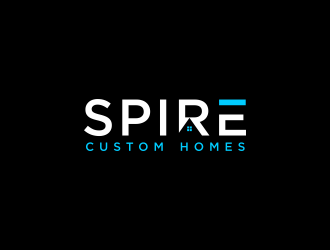 Spire Custom Homes logo design by hidro