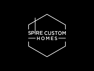 Spire Custom Homes logo design by Meyda