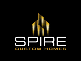 Spire Custom Homes logo design by ElonStark