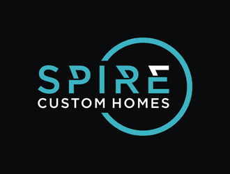 Spire Custom Homes logo design by Rizqy