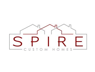 Spire Custom Homes logo design by AB212