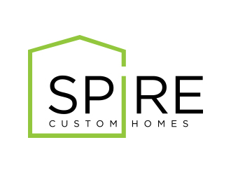 Spire Custom Homes logo design by AB212