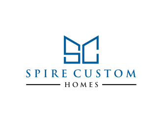 Spire Custom Homes logo design by Inaya