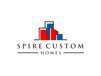 Spire Custom Homes logo design by Inaya