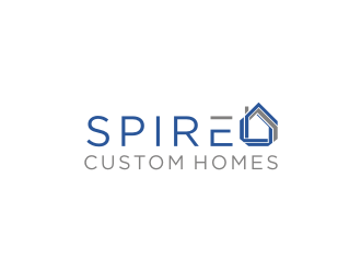 Spire Custom Homes logo design by RatuCempaka