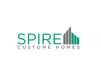 Spire Custom Homes logo design by Foxcody