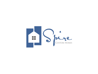 Spire Custom Homes logo design by RatuCempaka