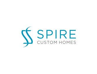 Spire Custom Homes logo design by RatuCempaka