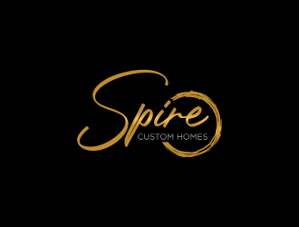 Spire Custom Homes logo design by Msinur