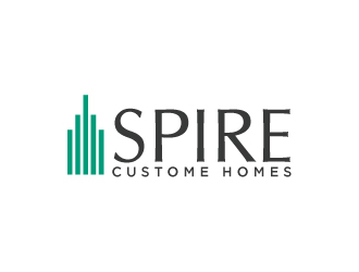 Spire Custom Homes logo design by Foxcody