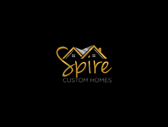 Spire Custom Homes logo design by Msinur